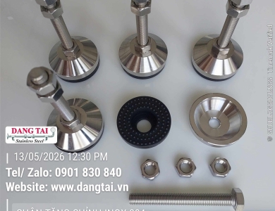 Chân Tăng Chỉnh Inox 304 Giá Rẻ – Đa Dạng Kích Thước, Hàng Có Sẵn