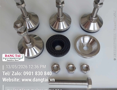 Chân Tăng Chỉnh Inox 304 Giá Rẻ – Đa Dạng Kích Thước, Hàng Có Sẵn