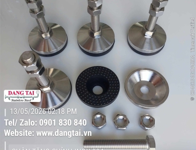 Chân Tăng Chỉnh Inox 304 Giá Rẻ – Đa Dạng Kích Thước, Hàng Có Sẵn