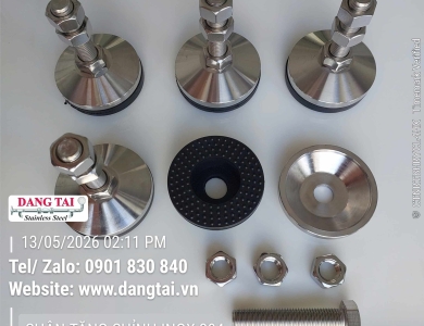 Chân Tăng Chỉnh Inox 304 Giá Rẻ – Đa Dạng Kích Thước, Hàng Có Sẵn