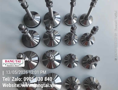 Chân Tăng Chỉnh Inox 304 Giá Rẻ – Đa Dạng Kích Thước, Hàng Có Sẵn