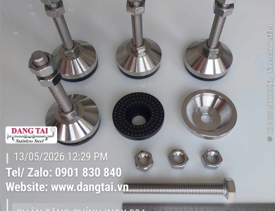 Chân Tăng Chỉnh Inox 304 Giá Rẻ – Đa Dạng Kích Thước, Hàng Có Sẵn