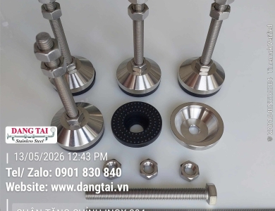 Chân Tăng Chỉnh Inox 304 Giá Rẻ – Đa Dạng Kích Thước, Hàng Có Sẵn