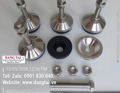Chân Tăng Chỉnh Inox 304 Giá Rẻ – Đa Dạng Kích Thước, Hàng Có Sẵn