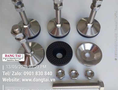 Chân Tăng Chỉnh Inox 304 Giá Rẻ – Đa Dạng Kích Thước, Hàng Có Sẵn