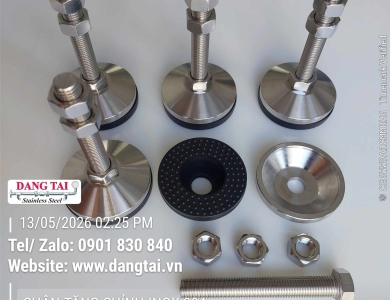 Chân Tăng Chỉnh Inox 304 Giá Rẻ – Đa Dạng Kích Thước, Hàng Có Sẵn