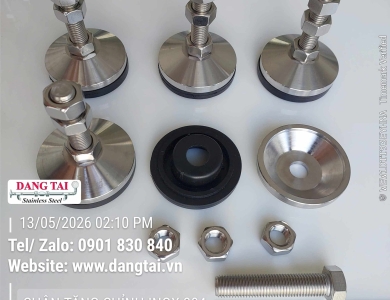 Chân Tăng Chỉnh Inox 304 Giá Rẻ – Đa Dạng Kích Thước, Hàng Có Sẵn