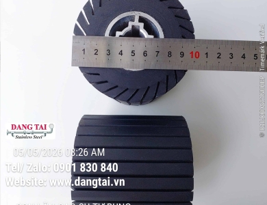 Con Lăn Cao Su Tự Bung 100x100mm – Đánh Bóng Inox, Kim Loại Giá Tốt