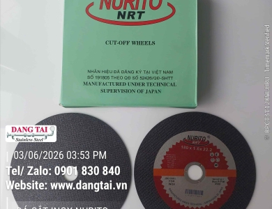 Đá Cắt Inox Nurito Chính Hãng – Cắt Nhanh, Độ Bền Cao