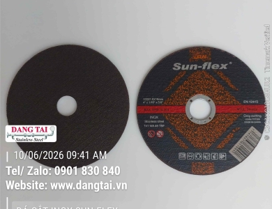 Đá Cắt Inox SUN FLEX Chính Hãng – Cắt Inox, Sắt, Kim Loại Sắc Bén Giá Tốt