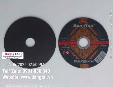 Đá Cắt Inox SUN FLEX Chính Hãng – Cắt Inox, Sắt, Kim Loại Sắc Bén Giá Tốt