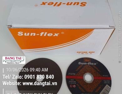 Đá Cắt Inox SUN FLEX Chính Hãng – Cắt Inox, Sắt, Kim Loại Sắc Bén Giá Tốt