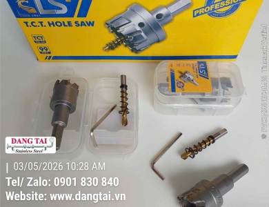 Mũi Khoét Hợp Kim LS+ – Khoan Lỗ Inox, Thép Chính Xác, Giá Tốt, Sẵn Kho