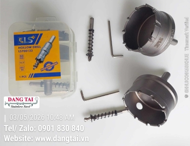 Mũi Khoét Hợp Kim LS+ – Khoan Lỗ Inox, Thép Chính Xác, Giá Tốt, Sẵn Kho
