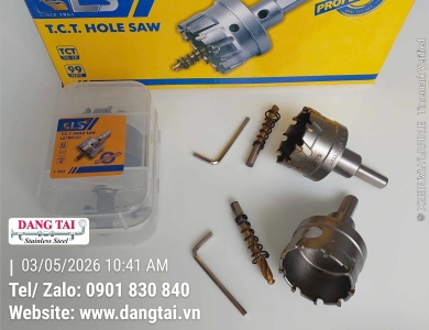 Mũi Khoét Hợp Kim LS+ – Khoan Lỗ Inox, Thép Chính Xác, Giá Tốt, Sẵn Kho