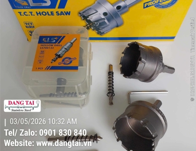 Mũi Khoét Hợp Kim LS+ – Khoan Lỗ Inox, Thép Chính Xác, Giá Tốt, Sẵn Kho