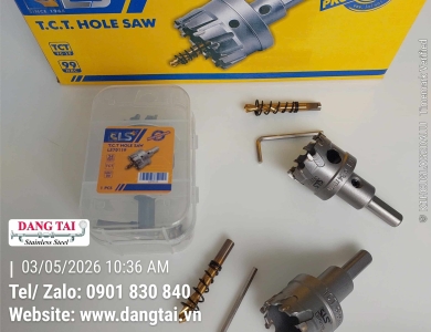 Mũi Khoét Hợp Kim LS+ – Khoan Lỗ Inox, Thép Chính Xác, Giá Tốt, Sẵn Kho