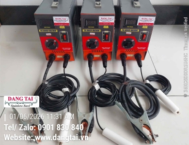 Máy Tẩy Mối Hàn Inox Điện Hóa 40A Giá Tốt – Làm Sạch Mối Hàn Nhanh, Hiệu Quả Cho Xưởng Cơ Khí
