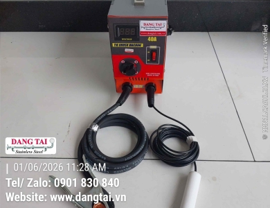Máy Tẩy Mối Hàn Inox Điện Hóa 40A Giá Tốt – Làm Sạch Mối Hàn Nhanh, Hiệu Quả Cho Xưởng Cơ Khí