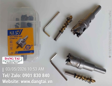 Mũi Khoét Hợp Kim LS+ – Khoan Lỗ Inox, Thép Chính Xác, Giá Tốt, Sẵn Kho
