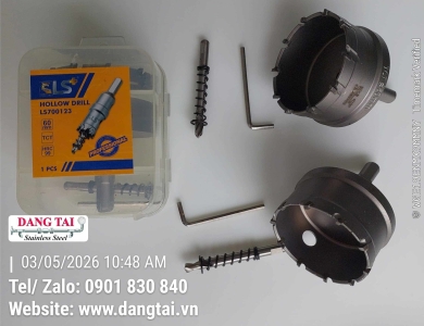 Mũi Khoét Hợp Kim LS+ – Khoan Lỗ Inox, Thép Chính Xác, Giá Tốt, Sẵn Kho