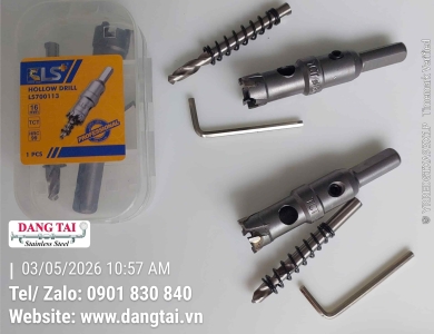 Mũi Khoét Hợp Kim LS+ – Khoan Lỗ Inox, Thép Chính Xác, Giá Tốt, Sẵn Kho