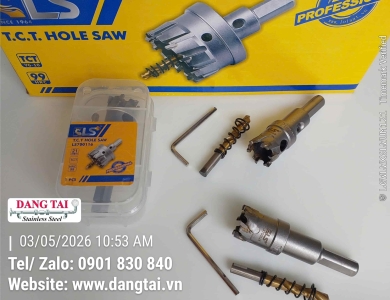 Mũi Khoét Hợp Kim LS+ – Khoan Lỗ Inox, Thép Chính Xác, Giá Tốt, Sẵn Kho