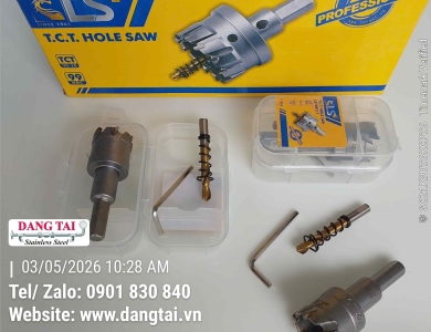 Mũi Khoét Hợp Kim LS+ – Khoan Lỗ Inox, Thép Chính Xác, Giá Tốt, Sẵn Kho