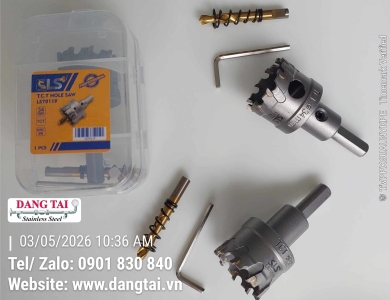 Mũi Khoét Hợp Kim LS+ – Khoan Lỗ Inox, Thép Chính Xác, Giá Tốt, Sẵn Kho