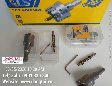 Mũi Khoét Hợp Kim LS+ – Khoan Lỗ Inox, Thép Chính Xác, Giá Tốt, Sẵn Kho