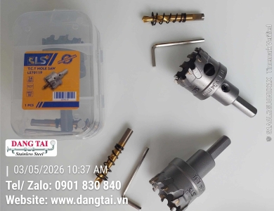 Mũi Khoét Hợp Kim LS+ – Khoan Lỗ Inox, Thép Chính Xác, Giá Tốt, Sẵn Kho