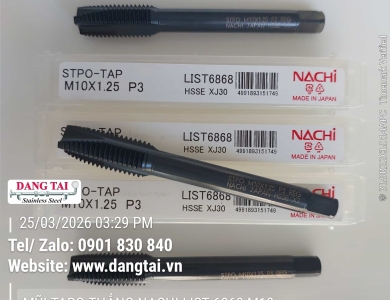 Mũi Taro Thẳng Nachi List 6868 Chính Hãng Nhật Bản – Đầy Đủ Size, Giá Tốt