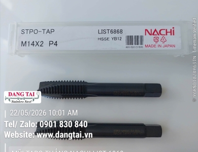 Mũi Taro Thẳng Nachi List 6868 Chính Hãng Nhật Bản – Đầy Đủ Size, Giá Tốt