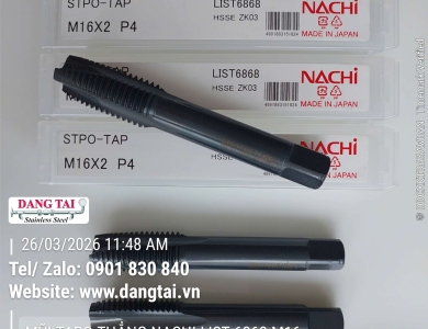 Mũi Taro Thẳng Nachi List 6868 Chính Hãng Nhật Bản – Đầy Đủ Size, Giá Tốt