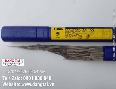Que Hàn TIG Inox Kiswel 308L Chính Hãng – Hàn Đẹp, Bền, Giá Tốt