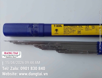 Que Hàn TIG Inox Kiswel 308L Chính Hãng – Hàn Đẹp, Bền, Giá Tốt