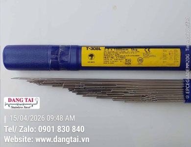 Que Hàn TIG Inox Kiswel 308L Chính Hãng – Hàn Đẹp, Bền, Giá Tốt