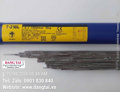 Que Hàn TIG Inox Kiswel 316L Chính Hãng – Chống Ăn Mòn, Bền, Giá Tốt