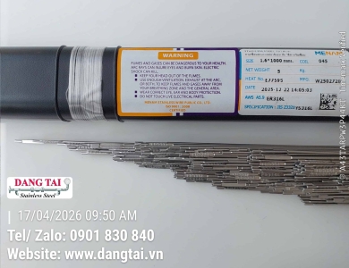 Que Hàn TIG Inox Menam 316L Chính Hãng – Chống Ăn Mòn, Bền, Giá Tốt