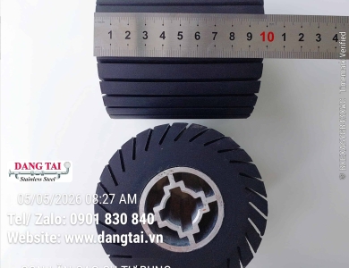 Con Lăn Cao Su Tự Bung 100x100mm – Đánh Bóng Inox, Kim Loại Giá Tốt