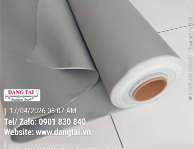 Vải Thủy Tinh Phủ Silicone 2 Mặt Chịu Nhiệt Cao – Chống Cháy, Giá Tốt, Giao Nhanh