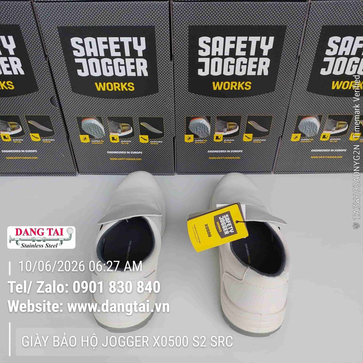 Giày bảo hộ Safety Jogger X0500 S2 SRC da cao cấp