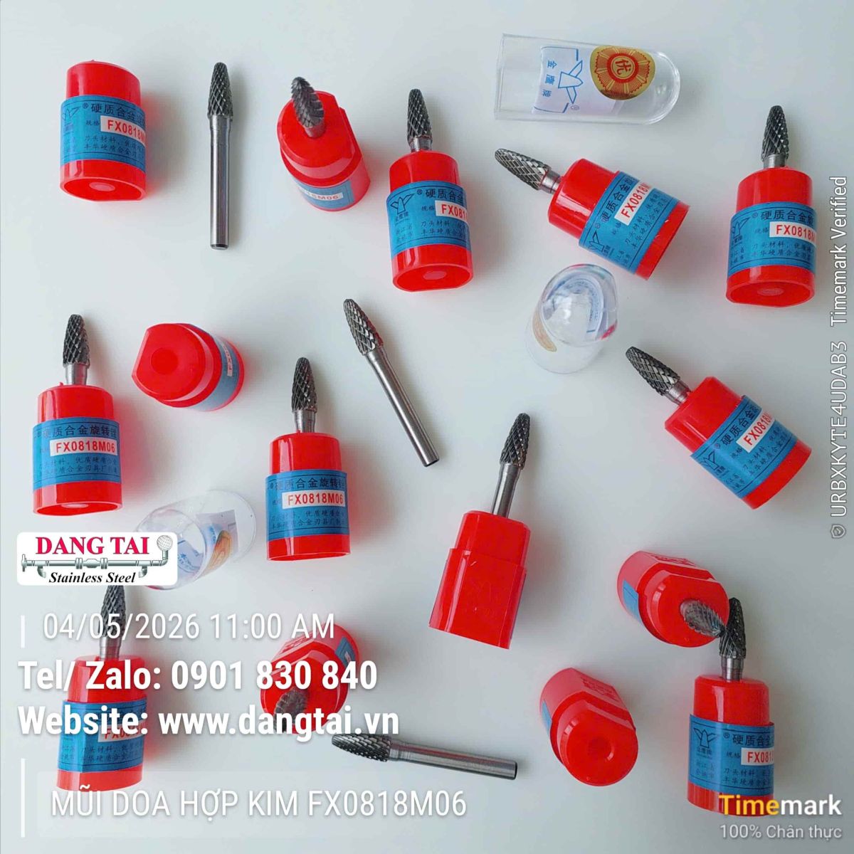mũi doa hợp kim Jin Ying Pai FX0818M06 chính hãng