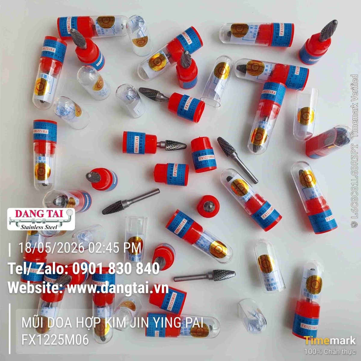 Mũi Doa Hợp Kim JIN YING PAI FX1225M06 Hàng Có Sẵn