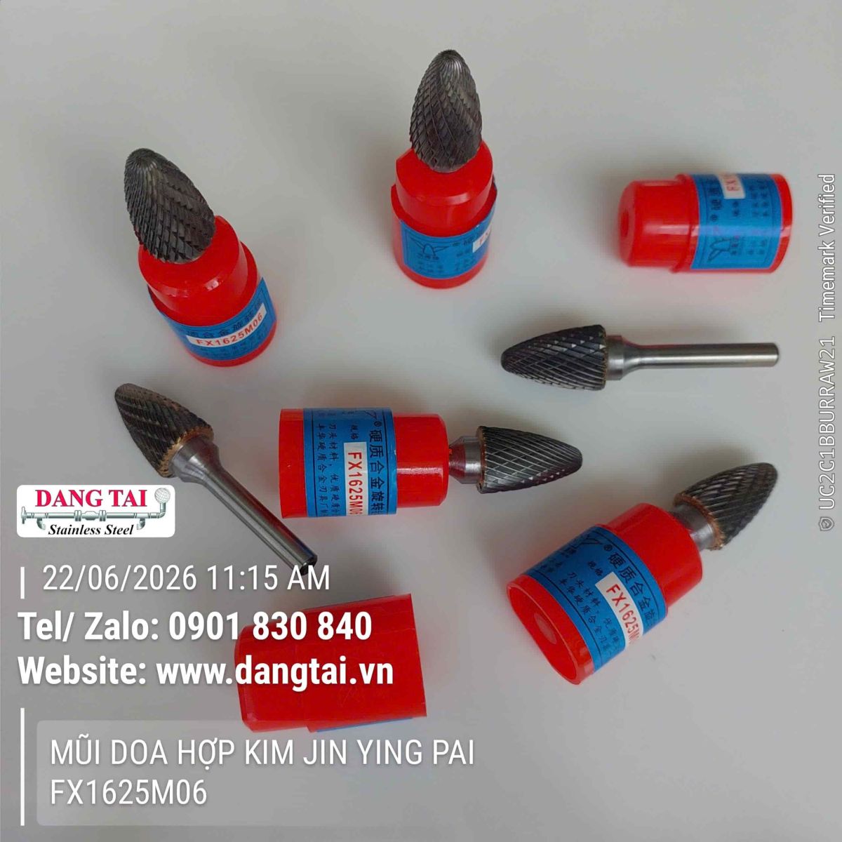 Mũi mài hợp kim tạo hình khuôn mẫu, mài chi tiết cơ khí chính xác.