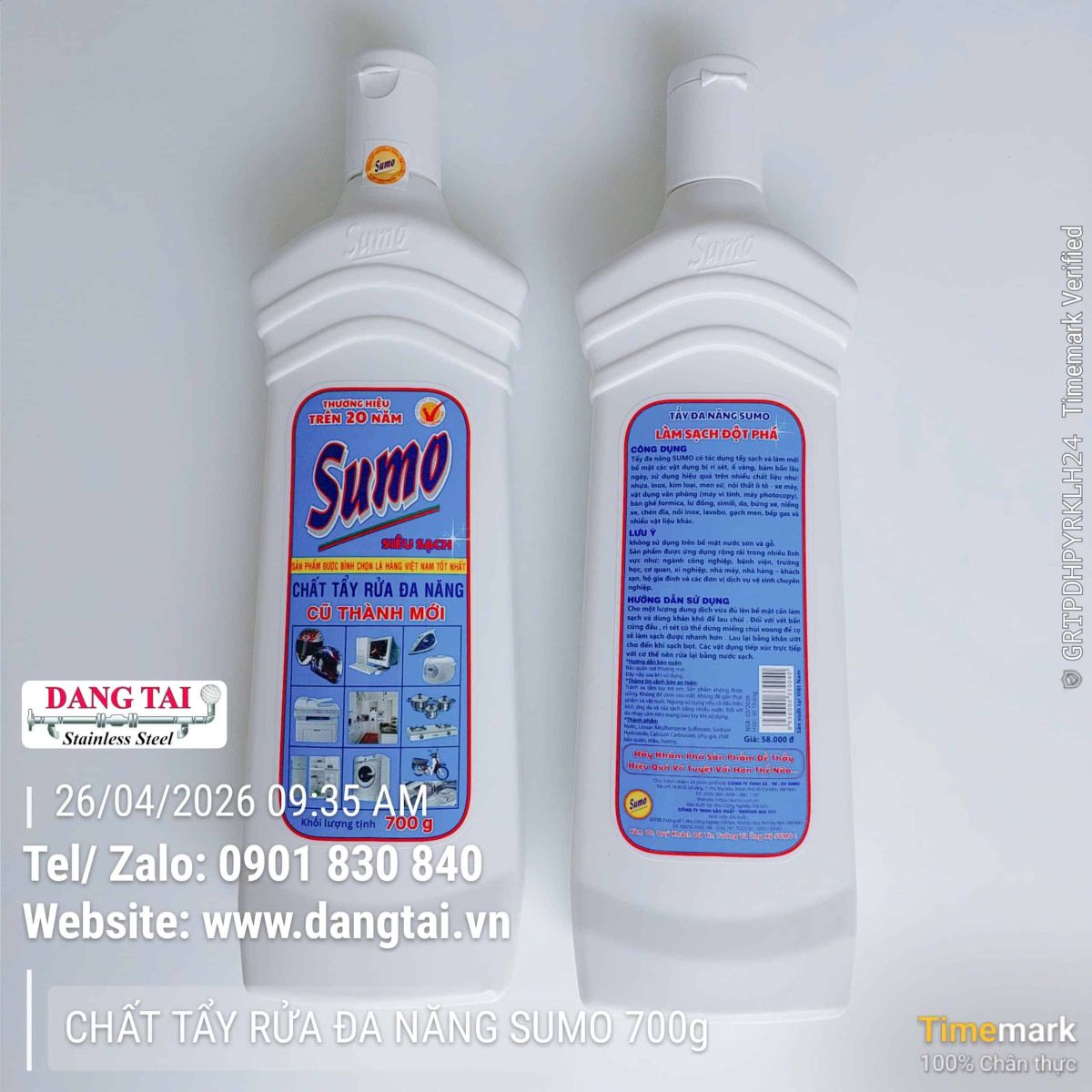 dung dịch SUMO đa năng công nghiệp giá rẻ