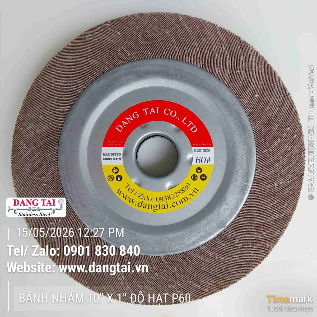 Bánh nhám trục 10 x 1 inch chính hãng cho ngành cơ khí