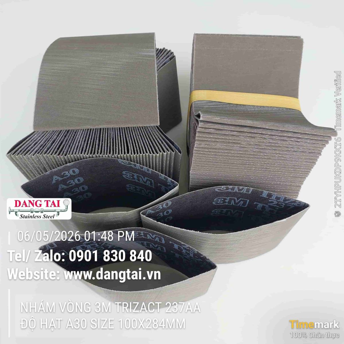 Nhám vòng 3M Trizact độ bền cao cho ngành cơ khí