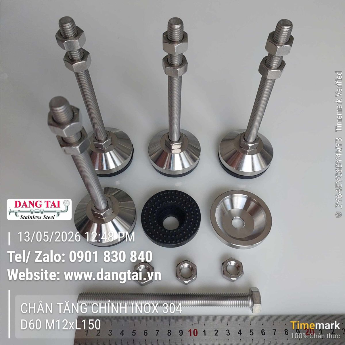 Tăng đơ chân inox 304 đa dạng kích thước