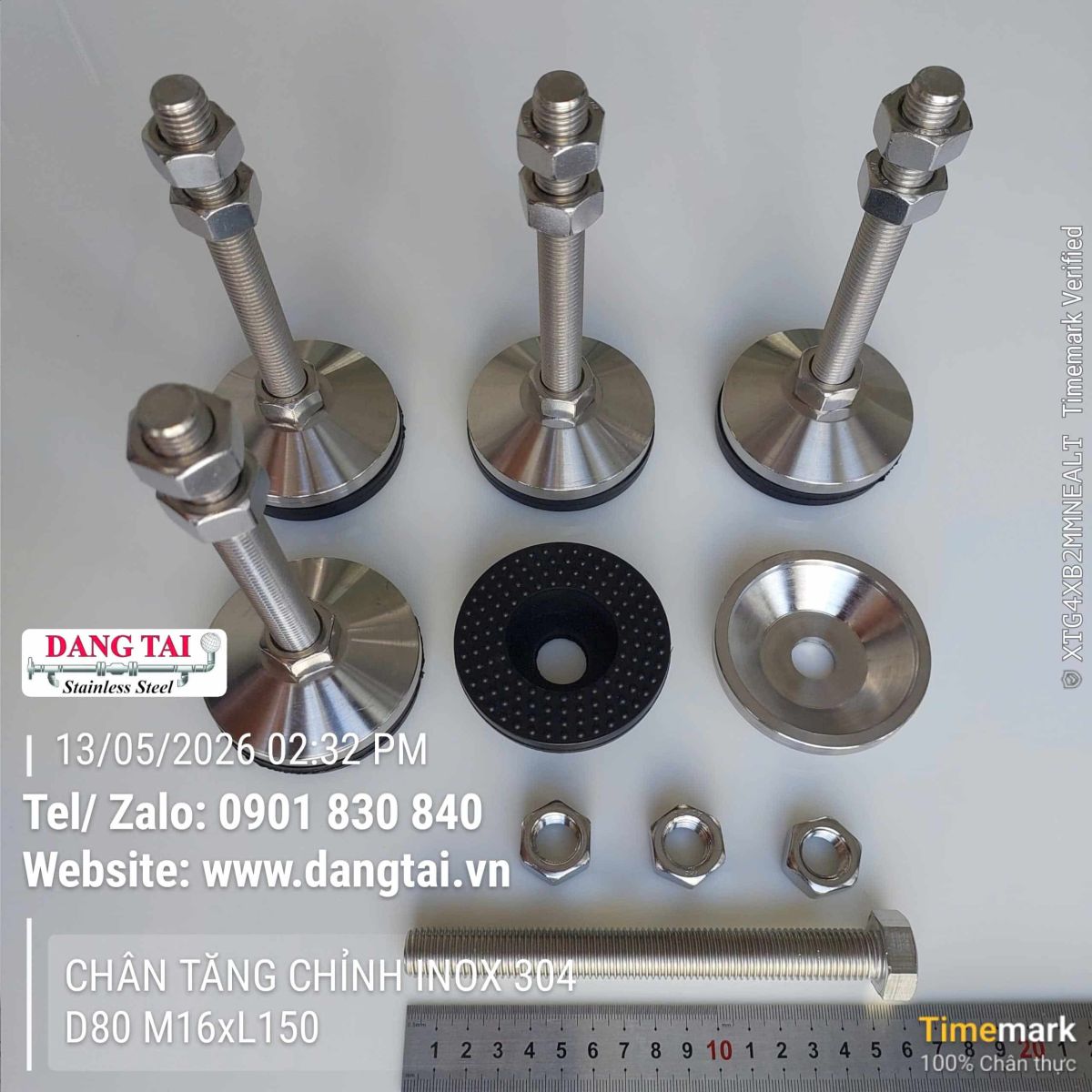 Chén tăng đưa ren inox 304 bền đẹp giá tốt